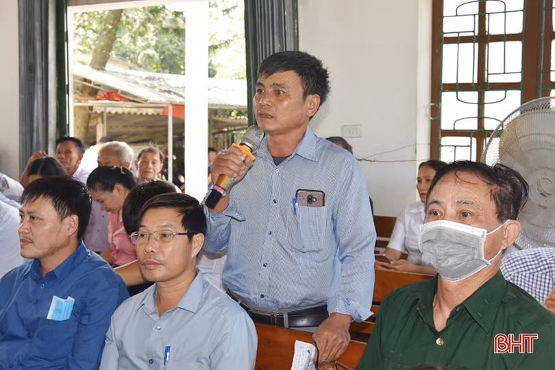 Cử tri Lộc Hà, Thạch Hà mong muốn giải quyết tốt các vấn đề về đất đai