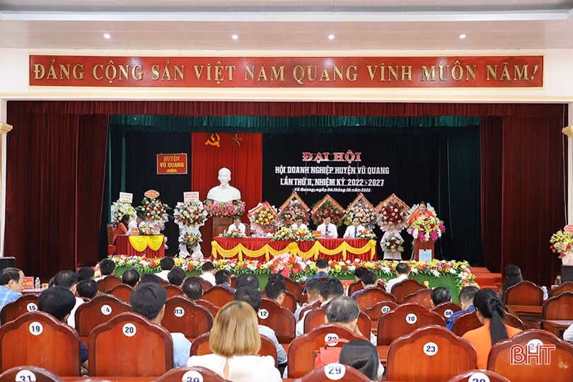 Hội Doanh nghiệp huyện Vũ Quang bầu 17 ủy viên BCH nhiệm kỳ 2022 - 2027