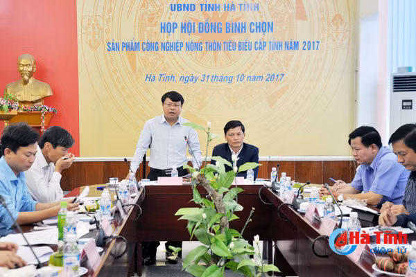ha tinh co 37 san pham cong nghiep nong thon tieu bieu nam 2017