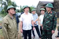 Chủ tịch UBND tỉnh kiểm tra công tác phòng, chống thiên tai tại phường Vũng Áng