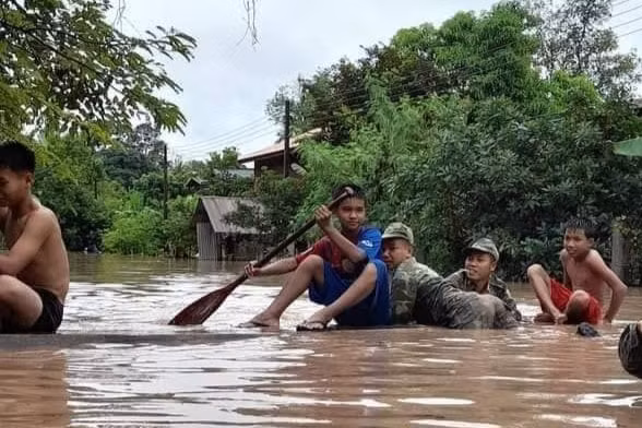Lũ lụt tại nhiều tỉnh của Lào
