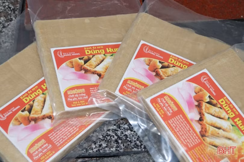 Ban hành phương án phát triển làng nghề bánh đa nem xã Thạch Hưng