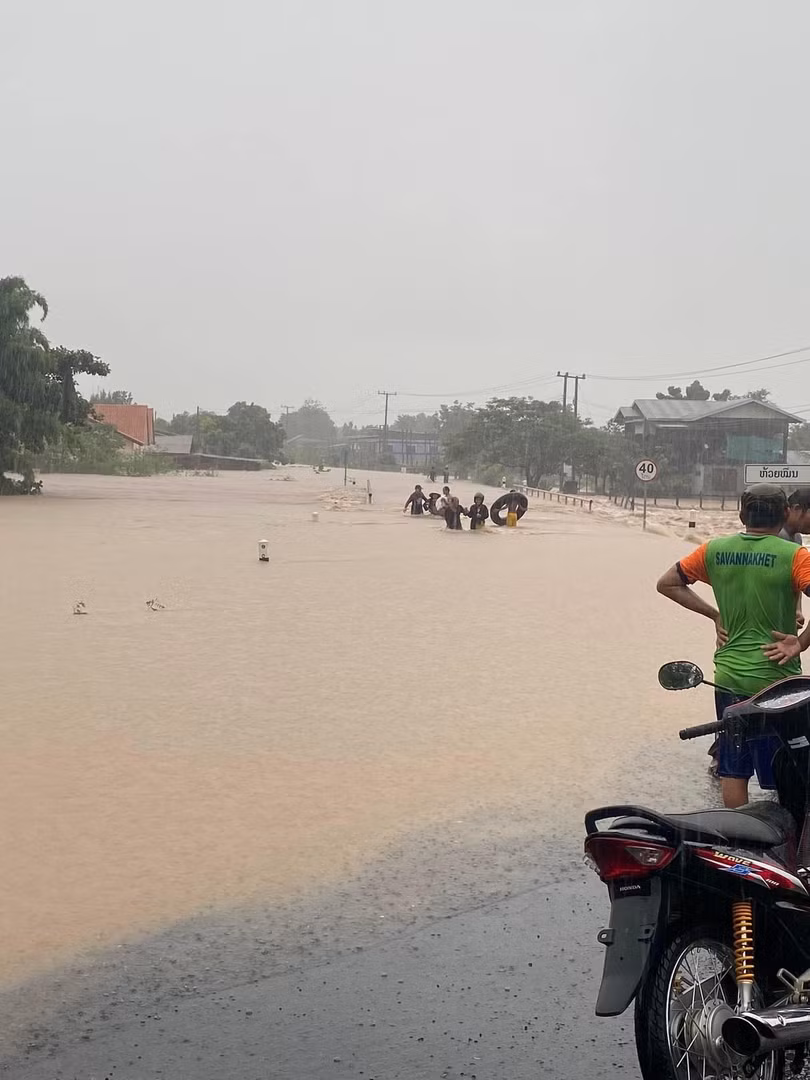 Lũ lụt tại nhiều tỉnh của Lào