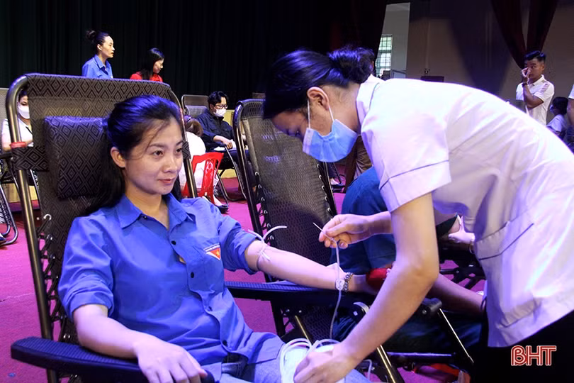 Nghi Xuân tiếp nhận 187 đơn vị máu tình nguyện