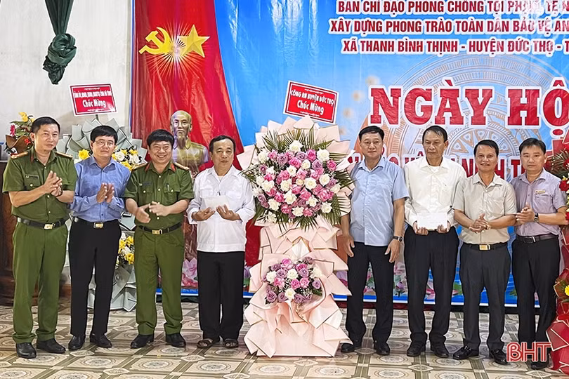 Thôn Bình Định đạt nhiều kết quả trong phong trào toàn dân bảo vệ an ninh tổ quốc