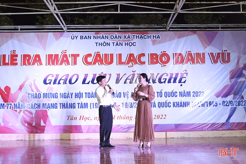 Ra mắt CLB dân vũ, làm phong phú thêm đời sống văn hóa ở xã ven đô TP Hà Tĩnh
