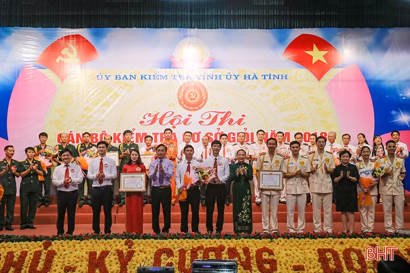 Phòng Hậu cần Bộ CHQS Hà Tĩnh nhất Hội thi Cán bộ kiểm tra cơ sở giỏi cụm 3