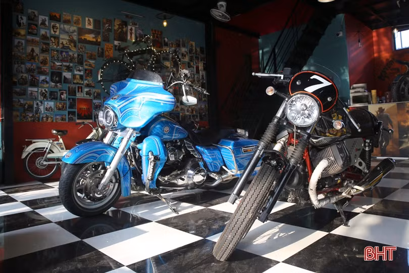 Nhóm bạn trẻ Hà Tĩnh chia sẻ niềm đam mê moto phân khối lớn