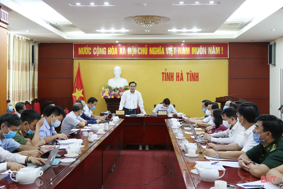 Chủ tịch UBND tỉnh Hà Tĩnh đề nghị các cấp, ngành chỉ đạo quyết liệt, tập trung cao nhất cho công tác phòng dịch
