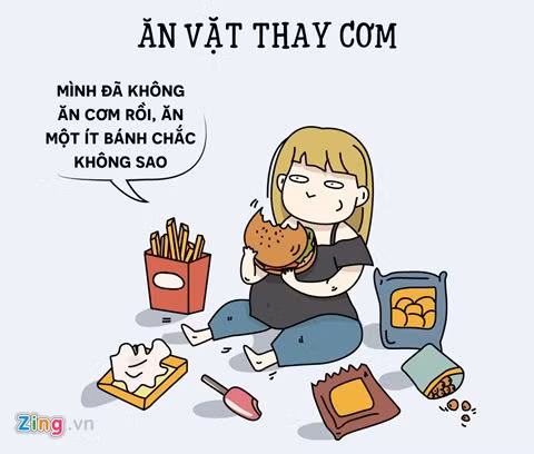 hi hoa nhung sai lam khi con gai muon giam can