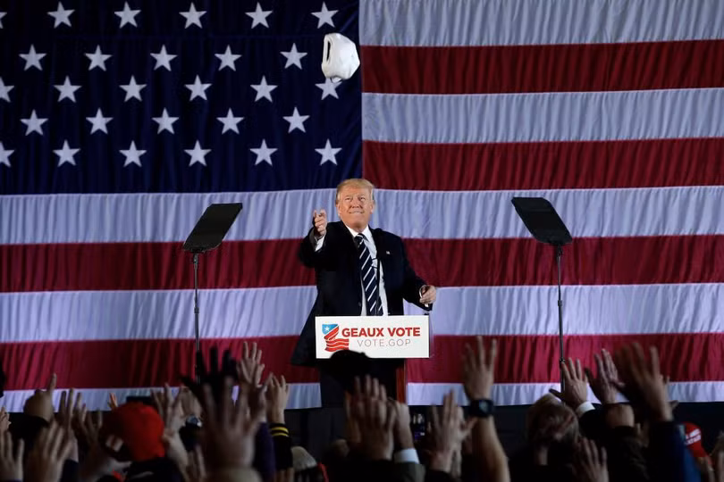 photo chuyen di cam on nuoc my cua ong donald trump