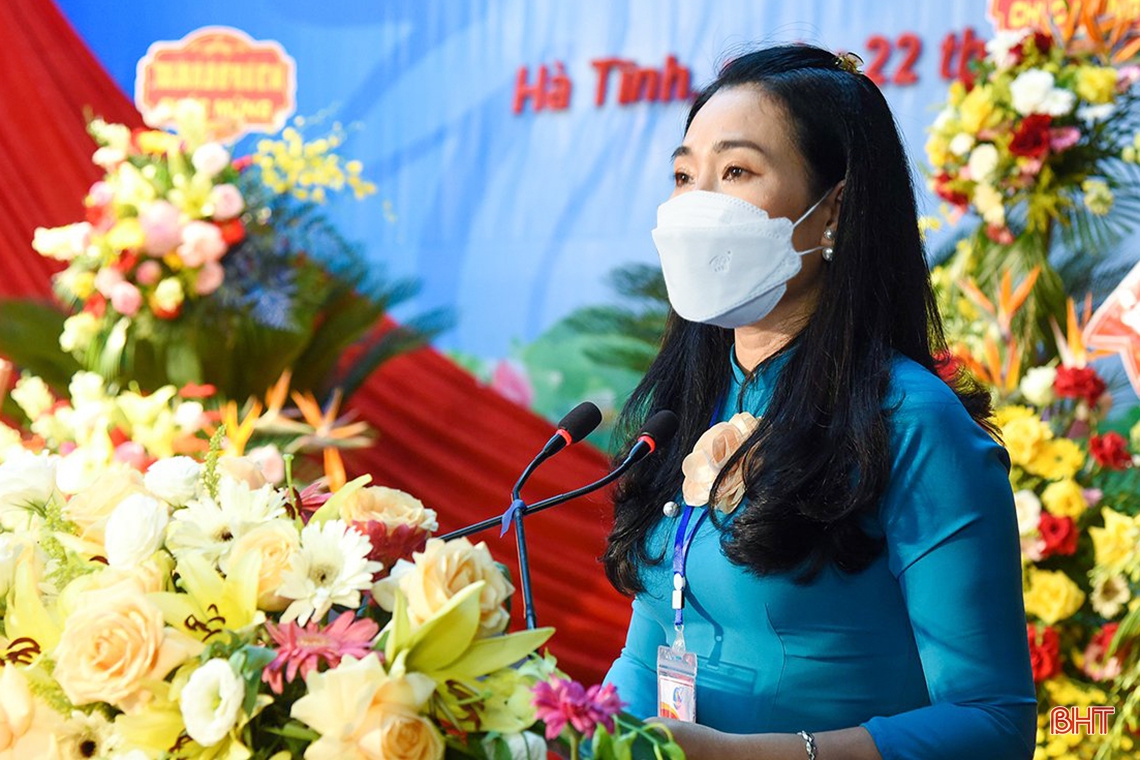 Quyết tâm thực hiện thắng lợi Nghị quyết Đại hội đại biểu Phụ nữ tỉnh Hà Tĩnh nhiệm kỳ 2021 - 2026