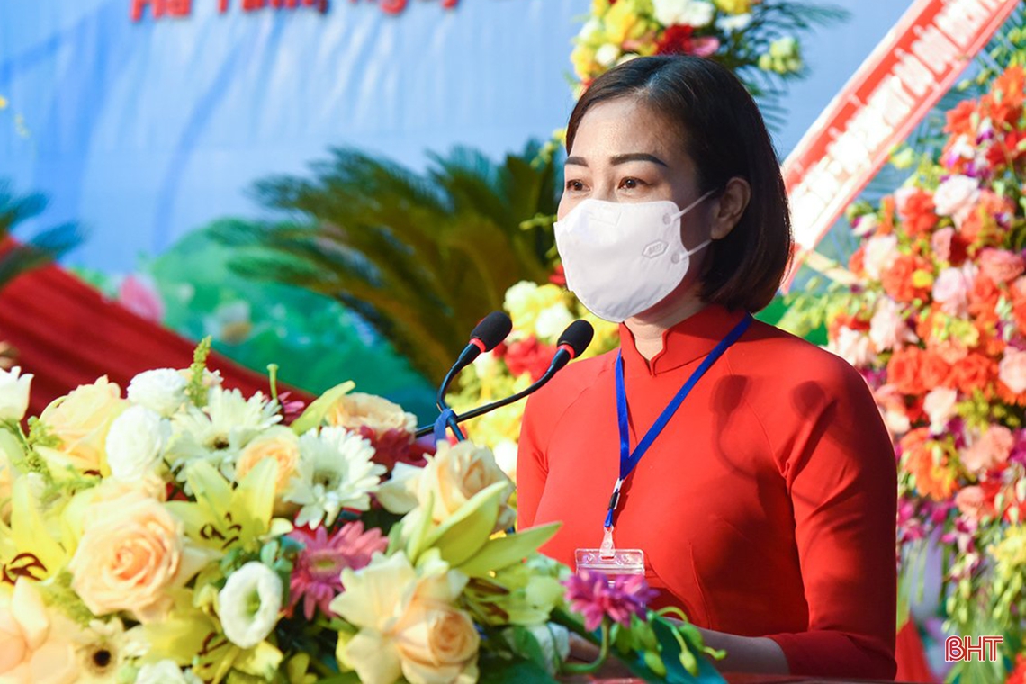Quyết tâm thực hiện thắng lợi Nghị quyết Đại hội đại biểu Phụ nữ tỉnh Hà Tĩnh nhiệm kỳ 2021 - 2026