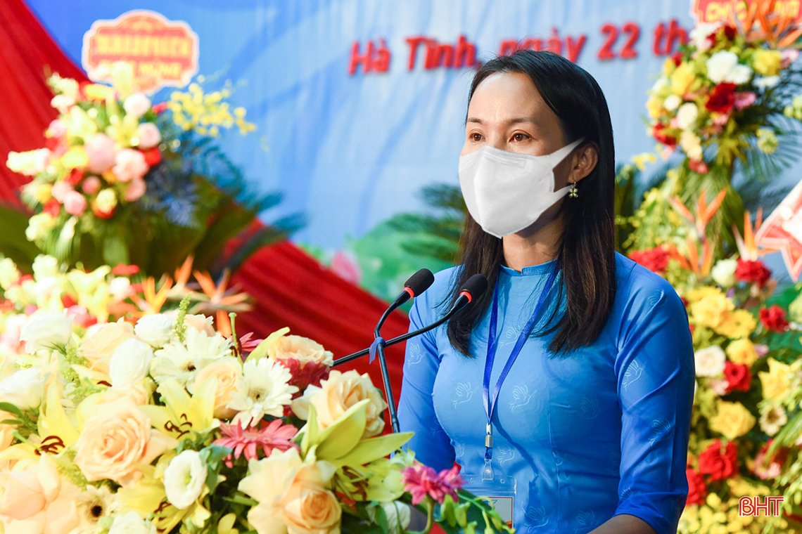 Quyết tâm thực hiện thắng lợi Nghị quyết Đại hội đại biểu Phụ nữ tỉnh Hà Tĩnh nhiệm kỳ 2021 - 2026