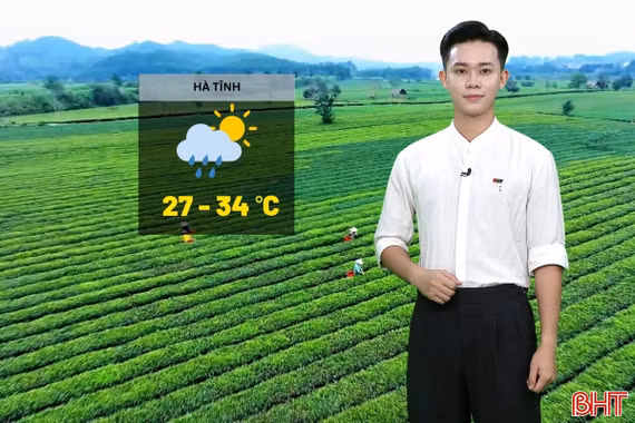 Dự báo thời tiết Hà Tĩnh ngày 23/8: Ngày nắng, đêm mưa rào nhẹ
