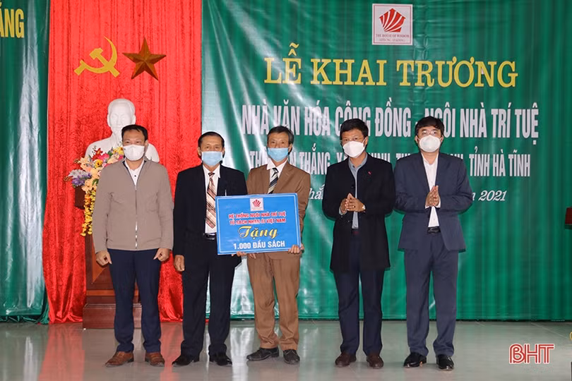 Khánh thành nhà văn hoá cộng đồng - ngôi nhà trí tuệ tại TX Kỳ Anh