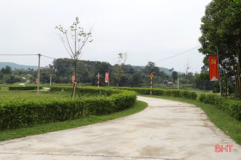“Thủ phủ” cam bù ở Hương Sơn hoàn thành tiêu chí xã nông thôn mới nâng cao