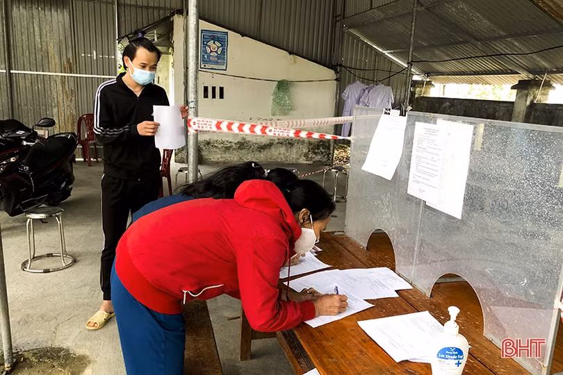 Đức Thọ tập trung khoanh vùng, truy vết, hạn chế mức thấp nhất dịch COVID-19 lây lan