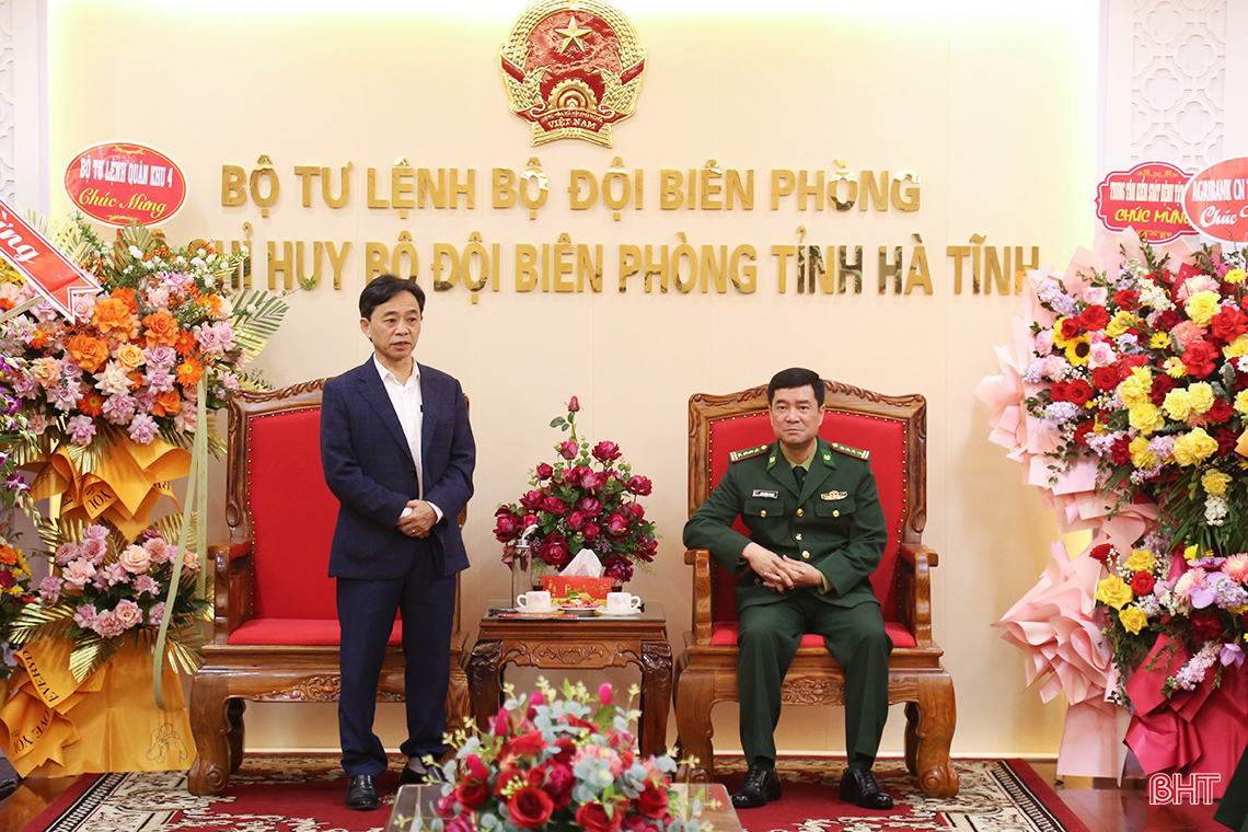 Lãnh đạo Hà Tĩnh chúc mừng ngày truyền thống Bộ đội Biên phòng