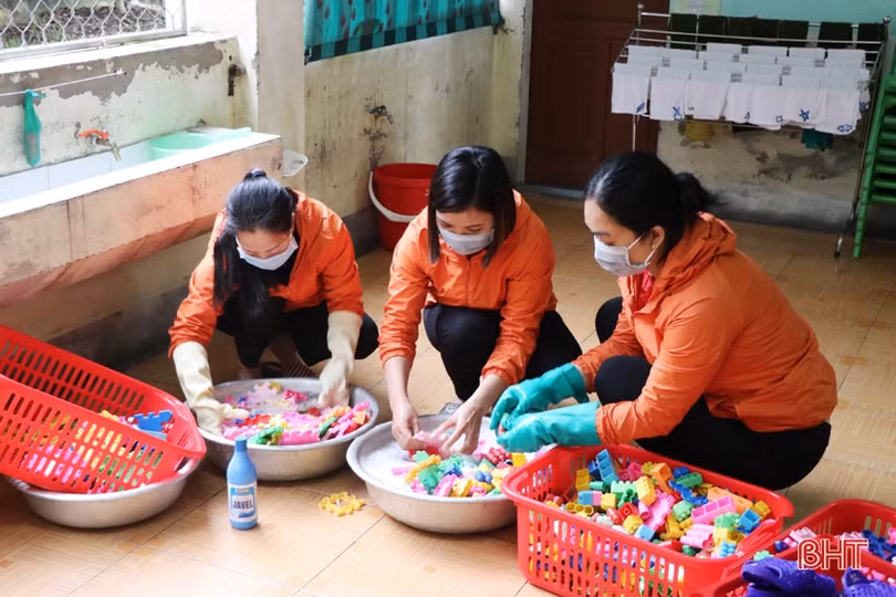 Các trường học ở TP Hà Tĩnh kích hoạt các biện pháp phòng dịch Covid-19