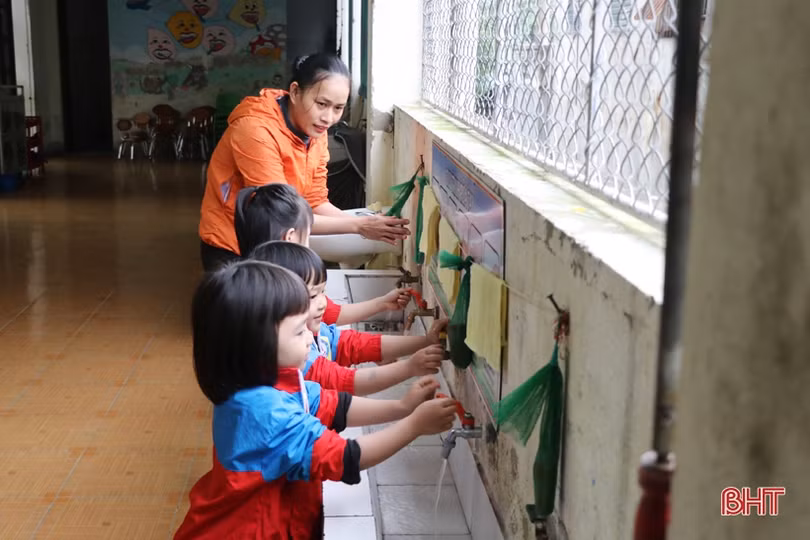 Các trường học ở TP Hà Tĩnh kích hoạt các biện pháp phòng dịch Covid-19