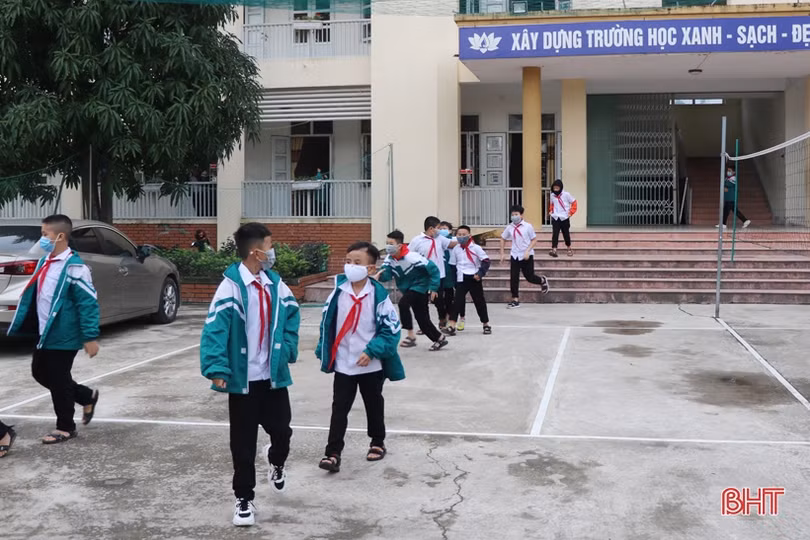 Các trường học ở TP Hà Tĩnh kích hoạt các biện pháp phòng dịch Covid-19