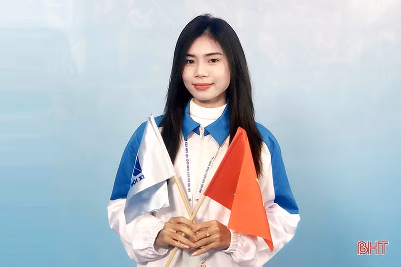Nữ sinh viên tài năng của Trường Đại học Hà Tĩnh