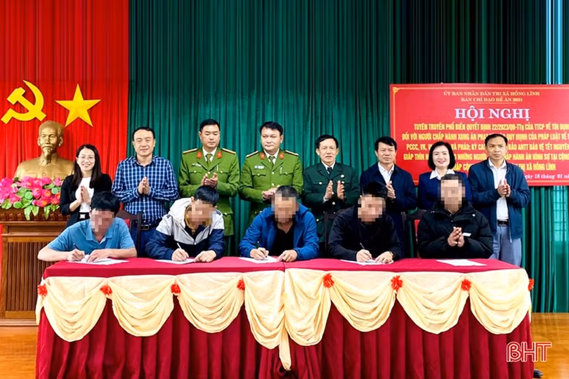 Hạn chế tình trạng tái phạm tội, đảm bảo an ninh trật tự ở TX Hồng Lĩnh