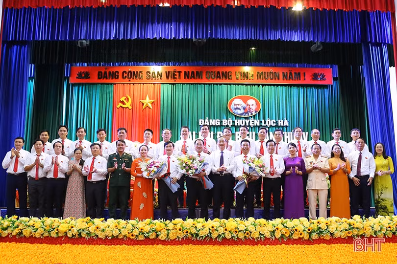 Đại hội Đại biểu Đảng bộ huyện Lộc Hà hoàn thành các nội dung, chương trình đề ra