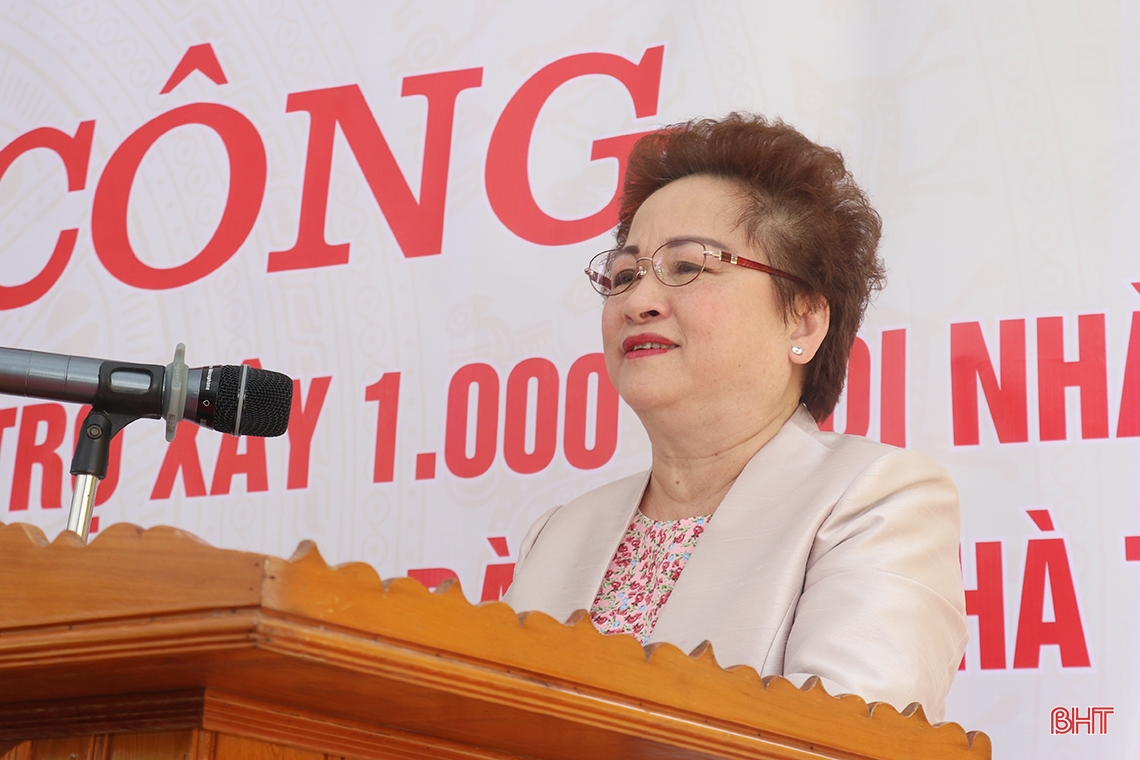 Bộ Công an hỗ trợ xây dựng 1.000 nhà ở cho người nghèo Hà Tĩnh