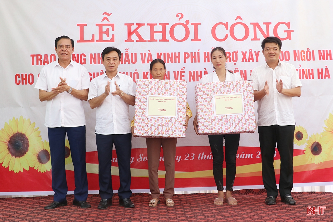 Bộ Công an hỗ trợ xây dựng 1.000 nhà ở cho người nghèo Hà Tĩnh