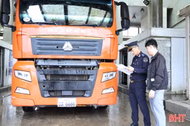 "Giữ nhịp" thông quan hàng hóa qua các cửa khẩu ở Hà Tĩnh