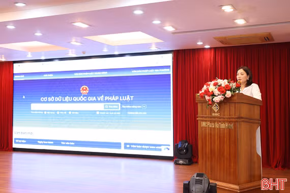 Bảo đảm cơ sở dữ liệu quốc gia về pháp luật ngày càng thống nhất, minh bạch