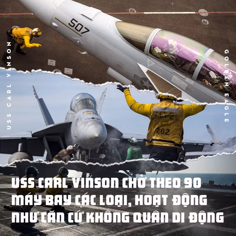 uss carl vinson toi da nang uy luc phao dai noi tren bien