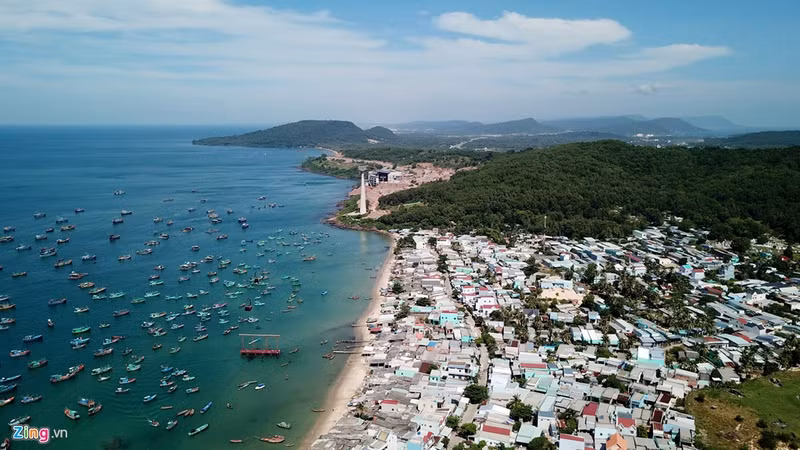dao ngoc phu quoc nhin tu tren cao