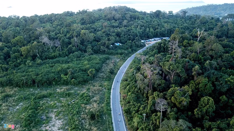 dao ngoc phu quoc nhin tu tren cao
