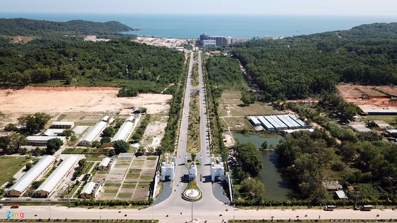 dao ngoc phu quoc nhin tu tren cao