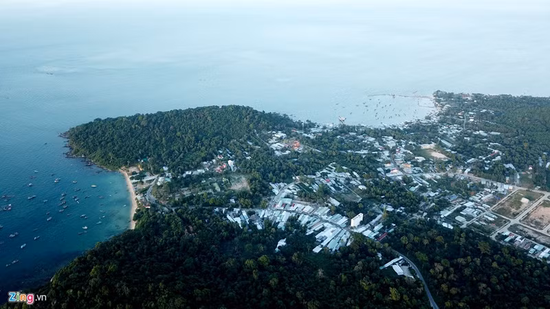 dao ngoc phu quoc nhin tu tren cao