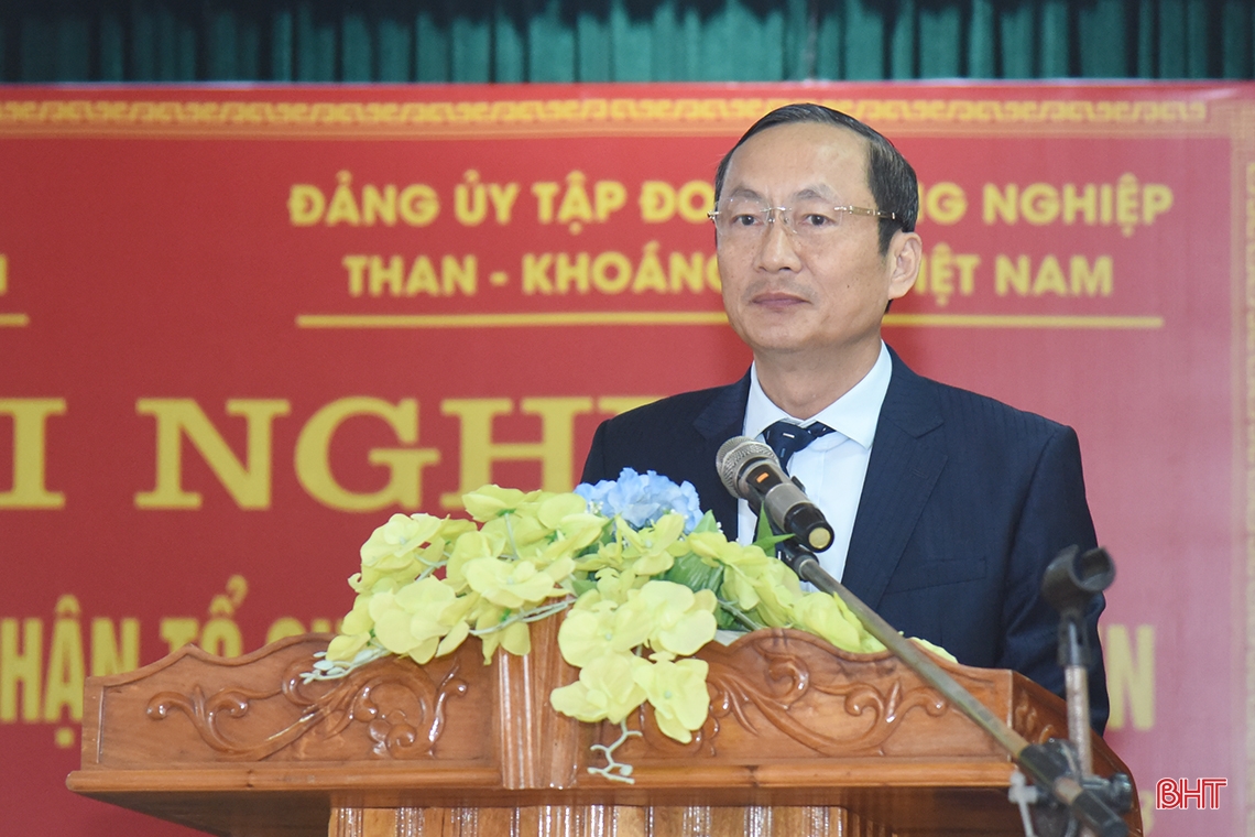 Hà Tĩnh chuyển giao Đảng bộ Công ty Cổ phần sắt Thạch Khê về Vinacomin