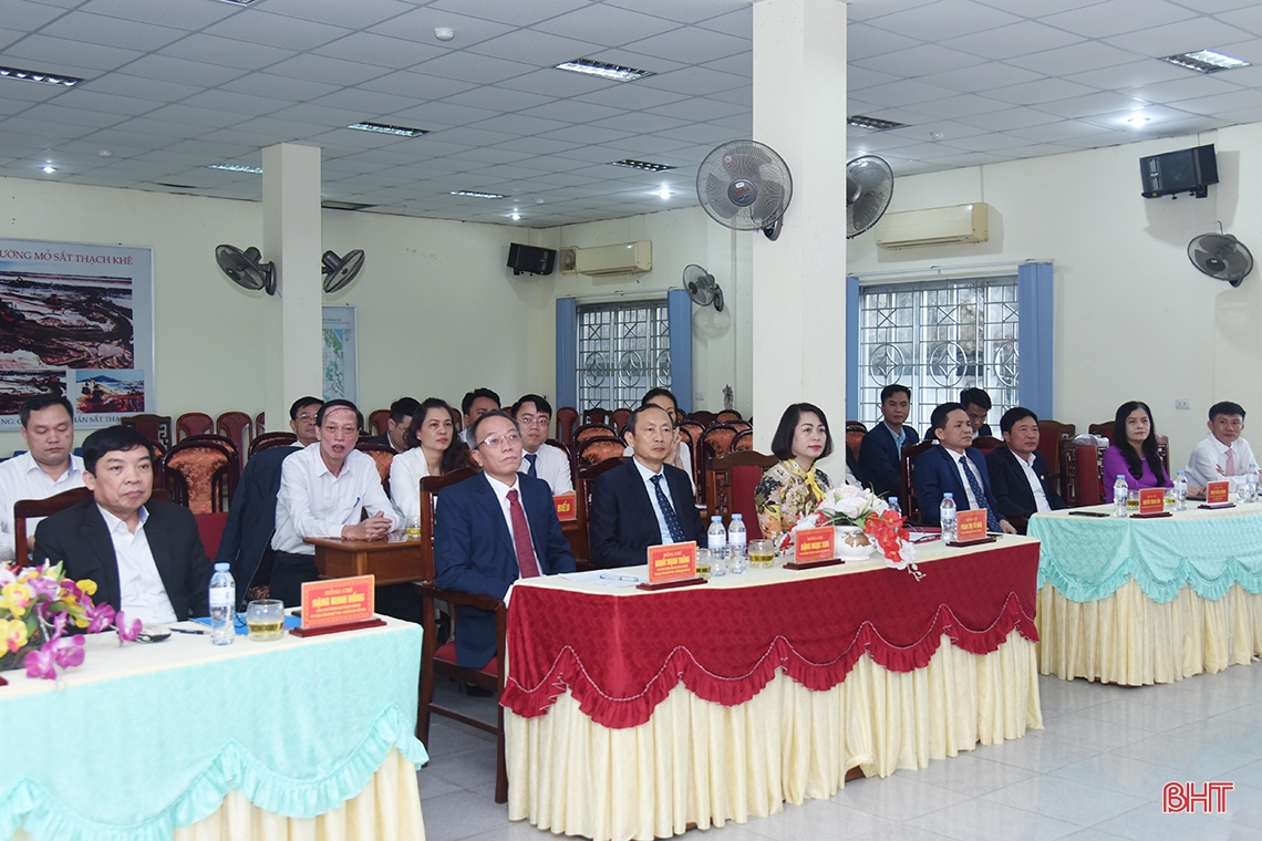 Hà Tĩnh chuyển giao Đảng bộ Công ty Cổ phần sắt Thạch Khê về Vinacomin