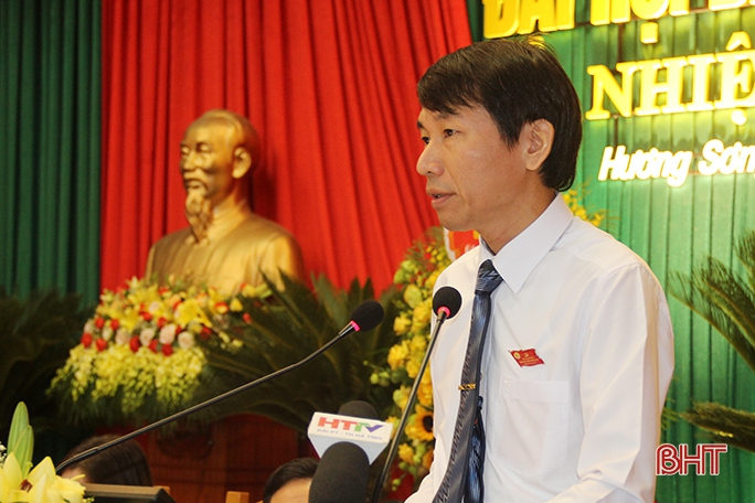 Bầu 39 đồng chí vào Ban chấp hành Đảng bộ huyện Hương Sơn nhiệm kỳ 2020 - 2025