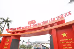 Hôm nay, Đại hội đại biểu Đảng bộ tỉnh Hà Tĩnh bắt đầu phiên thứ nhất