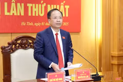 Bầu các chức danh chủ chốt của Đảng bộ Hà Tĩnh khóa XX