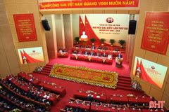 Sáng nay, khai mạc trọng thể Đại hội đại biểu Đảng bộ Hà Tĩnh lần thứ XX