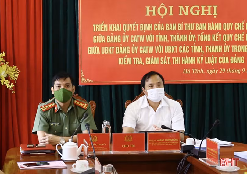 Triển khai quy chế phối hợp kiểm tra, giám sát, thi hành kỷ luật đảng trong lực lượng công an