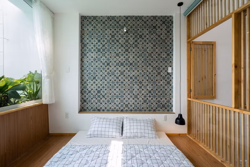 Độc đáo ngôi nhà có vườn đan xen
