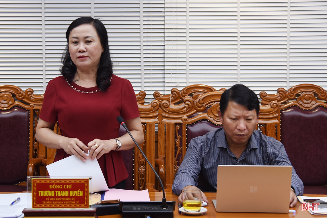 Thường trực Tỉnh ủy duyệt nội dung Đại hội Hội Cựu chiến binh Hà Tĩnh