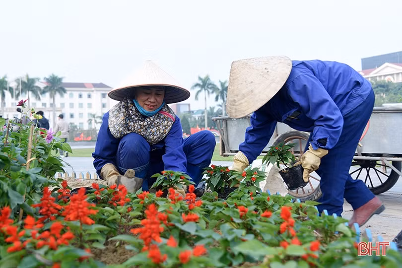 Thành phố Hà Tĩnh tập trung chỉnh trang đô thị, sẵn sàng đón tết Quý Mão