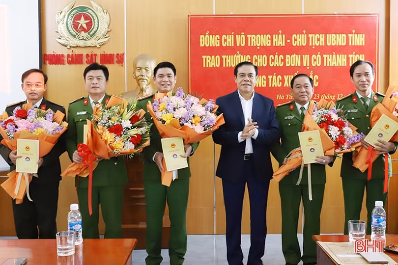 Công an Lộc Hà lập nhiều chiến công trấn áp tội phạm, đảm bảo an toàn giao thông
