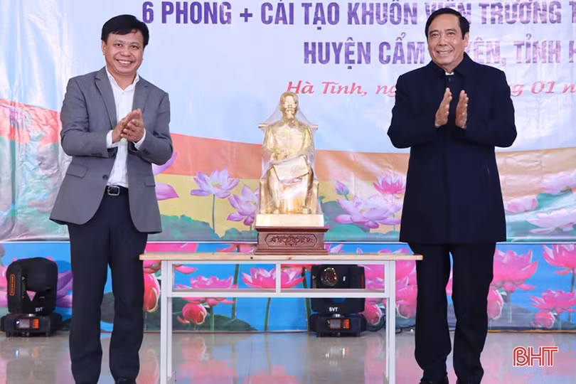 Khánh thành nhà học chức năng - thư viện do Công ty CP Vận tải Dầu khí tài trợ